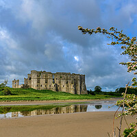 Buy canvas prints of Carew Castle in Pembrokeshire, Wales by Tracey Turner