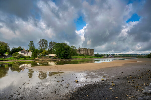 Carew Castle in Pembrokeshire, Wales Picture Board by Tracey Turner