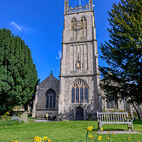 Buy canvas prints of  St James Church in Dursley, Gloucestershire by Tracey Turner