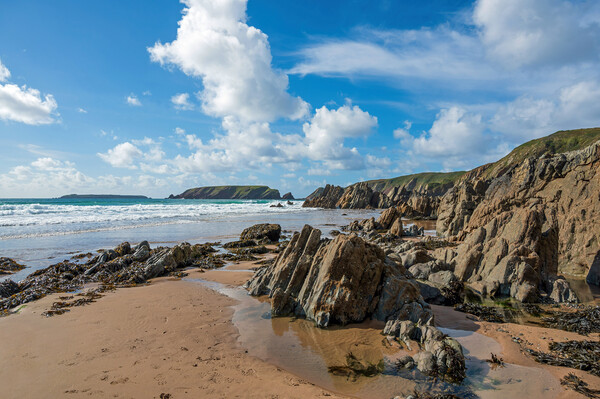 Marloes Sands in Pembrokeshire Picture Board by Tracey Turner