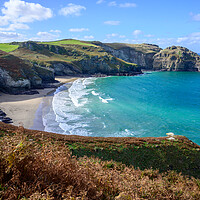 Buy canvas prints of Bossiney Haven near Tintagel, Cornwall by Tracey Turner