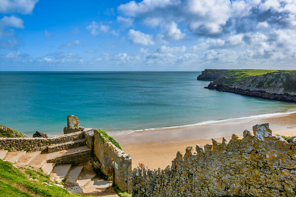 Barafundle Bay in Pembrokeshire Picture Board by Tracey Turner