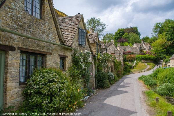 Arlington Row in Bibury - Beautiful Cotswolds Picture Board by Tracey Turner