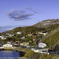 Buy canvas prints of Honningsvåg Port in Norway by Tracey Turner