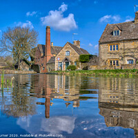Buy canvas prints of The Old Mill, Lower Slaughter  by Tracey Turner