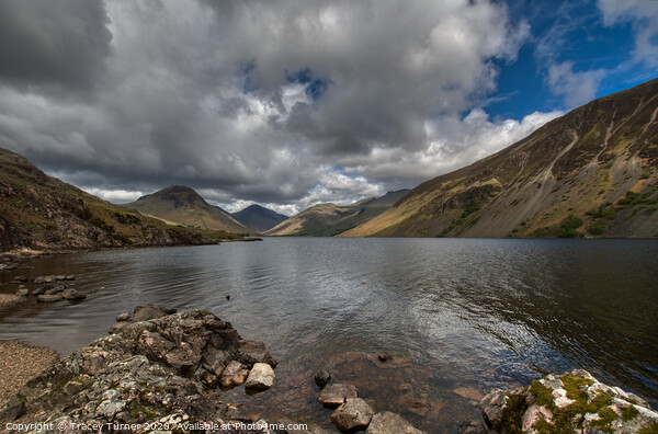 Scaffell Pike, Great Gable at Wast Water Picture Board by Tracey Turner