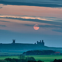 Buy canvas prints of The Majestic Ruins of Dunstanburgh Castle by Tracey Turner