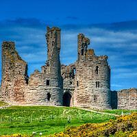 Buy canvas prints of Dunstanburgh Castle, Northumberland by Tracey Turner