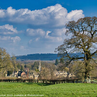 Buy canvas prints of Lower Slaughter in the Cotswolds by Tracey Turner