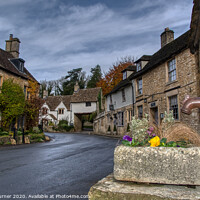 Buy canvas prints of Castle Combe in the Cotswolds, Wiltshire by Tracey Turner