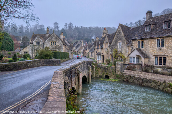 Castle Combe in the Cotswolds Picture Board by Tracey Turner