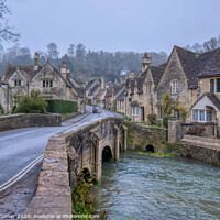 Buy canvas prints of Castle Combe in the Cotswolds by Tracey Turner