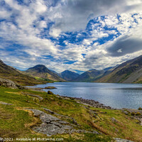 Buy canvas prints of Wastwater Panoramic by Tracey Turner