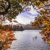 Buy canvas prints of Derwent Isle in Autumn by Jim Day