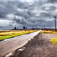 Buy canvas prints of The Road from South Gare, Redcar by Martin Davis