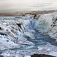 Buy canvas prints of Gullfoss Falls - Iceland by Martin Davis
