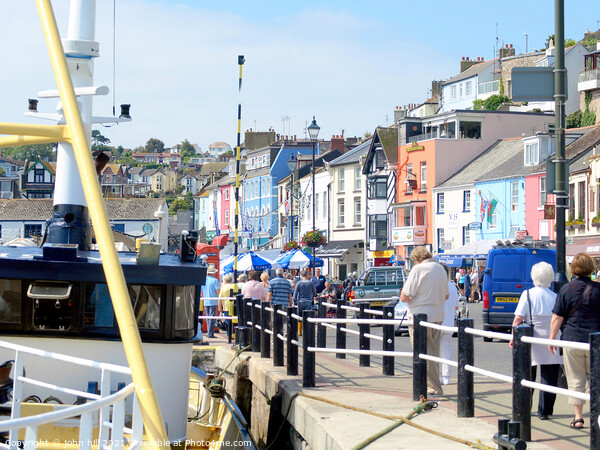 Brixham seafront in Devon. Picture Board by john hill
