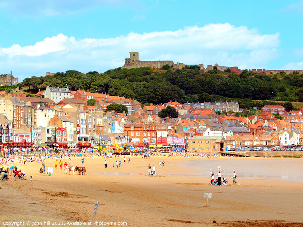 Scarborough South beach in North Yorkshire. Picture Board by john hill
