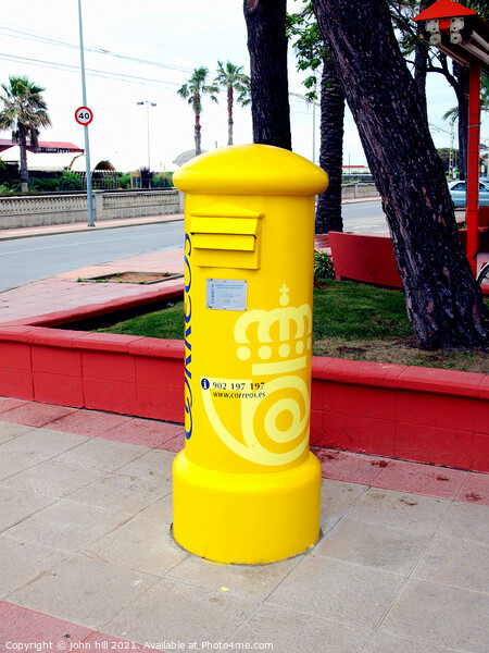 Spanish Post Box. Picture Board by john hill
