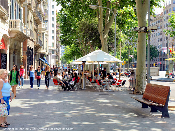 Barcelona in Spain. Picture Board by john hill