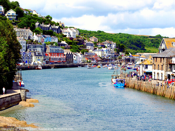 Looe at Cornwall in England, UK. Picture Board by john hill