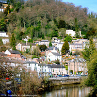 Buy canvas prints of Matlock Bath in the Peak District in Derbyshire, UK. by john hill