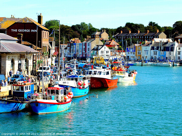 Fishing fleet at Weymouth in Dorset. Picture Board by john hill