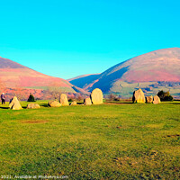 Buy canvas prints of Castlerigg Stone Circle. by john hill