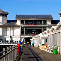Buy canvas prints of The Grand Pier, Weston Super Mare. by john hill