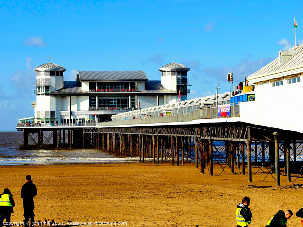 New pier, Weston Super Mare, Somerset.  Picture Board by john hill