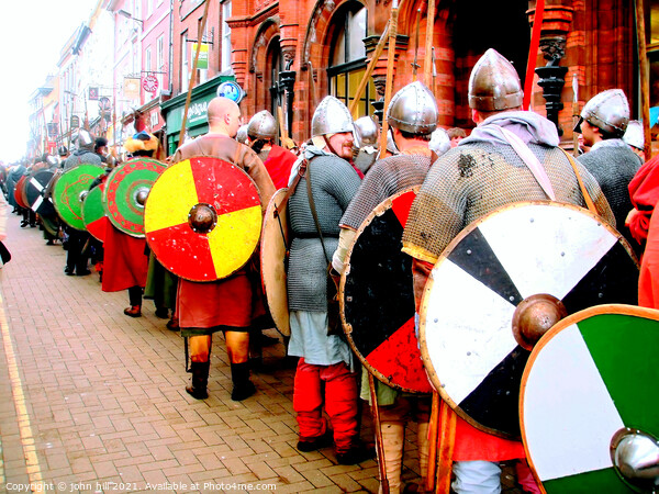 Viking festival, York, England. Picture Board by john hill