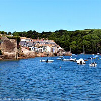 Buy canvas prints of Fowey Cornwall  by john hill