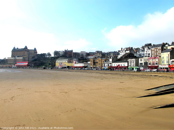 Seafront in November, Scarborough, Yorkshire, UK. Picture Board by john hill