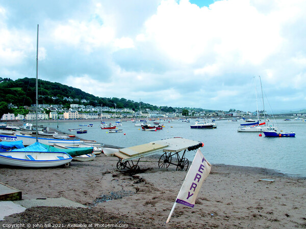 The Salty at Teignmouth in Devon Picture Board by john hill
