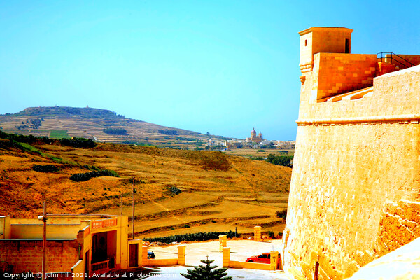 Citadel, Victoria, Gozo, Malta. Picture Board by john hill