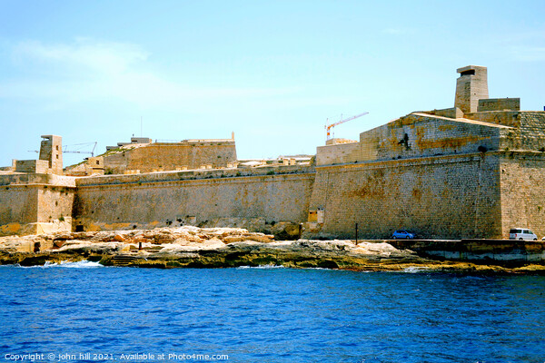 St. Elmo fort at Valletta, Malta. Picture Board by john hill