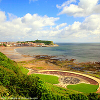 Buy canvas prints of Scarborough Bay. by john hill
