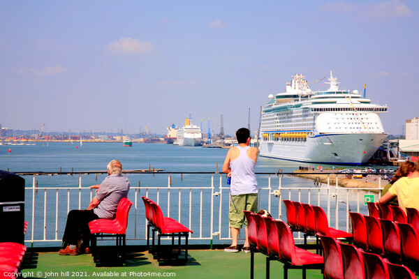Cruise ships, Southampton. Picture Board by john hill