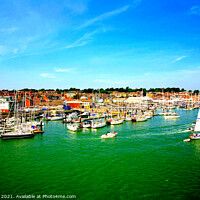 Buy canvas prints of Cowes, Isle of Wight. by john hill