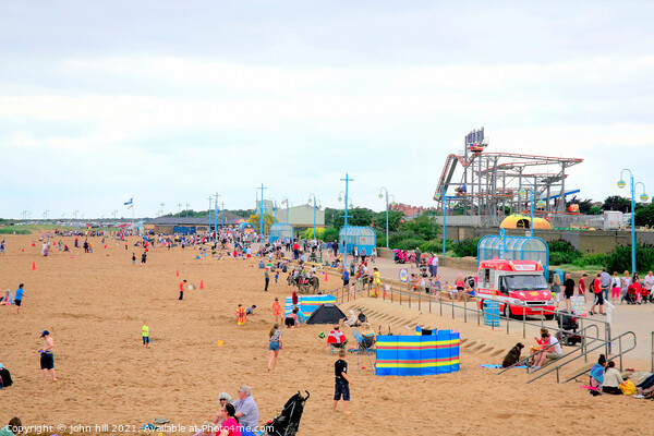 Skegness seaside in Lincolnshire, UK. Picture Board by john hill