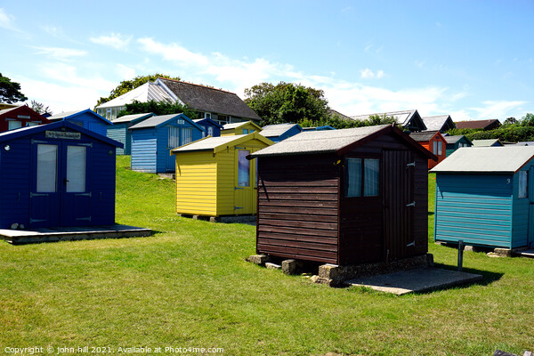 Bembridge beach huts on the isle of Wight. Picture Board by john hill