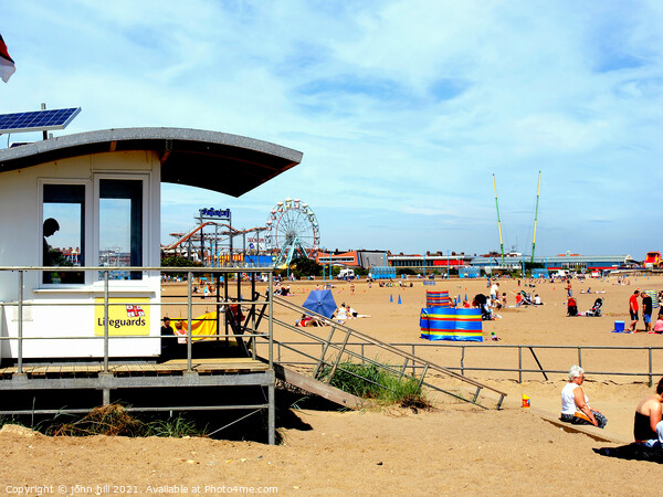 Skegness Beach, Lincolnshire. Picture Board by john hill