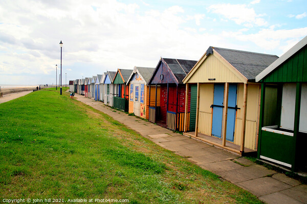  Beach huts/chalets. Picture Board by john hill