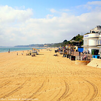 Buy canvas prints of Bournemouth beach. by john hill
