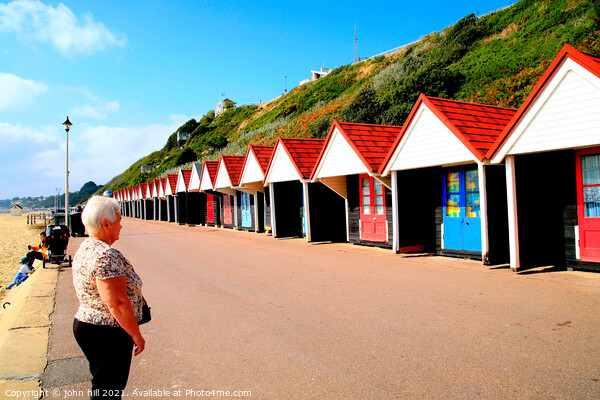Beach huts, Bournemouth, Dorset. Picture Board by john hill