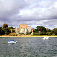 Buy canvas prints of Brownsea Island Castle, Poole. by john hill