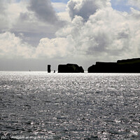 Buy canvas prints of Old Harry Rock. by john hill
