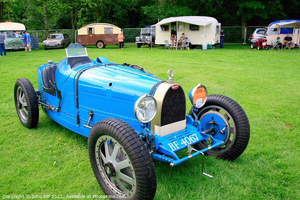 Vintage 1929 Bugatti automobile. Picture Board by john hill