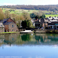 Buy canvas prints of Cromford, Derbyshire. by john hill