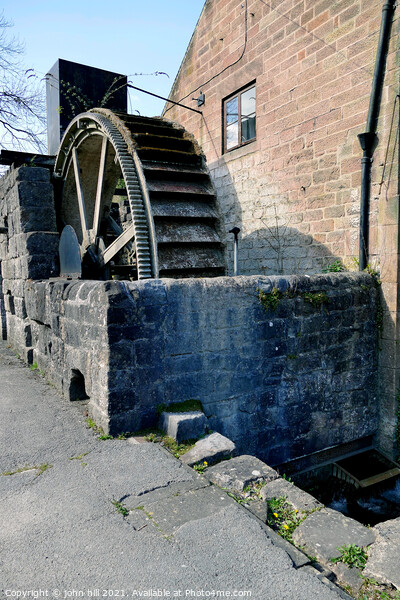 Mill Water Wheel. Picture Board by john hill